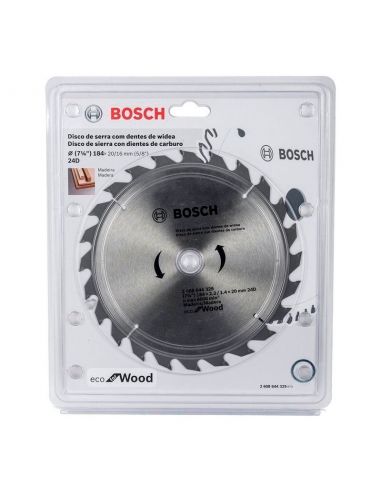 Disco De Sierra Circular Bosch 7 1/4puLG 184mm 24d P Madera - Itecom Digital