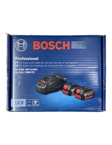 Kit de Baterias 18v 4Ah + Cargador Bosch 18v GAL 1880 CV