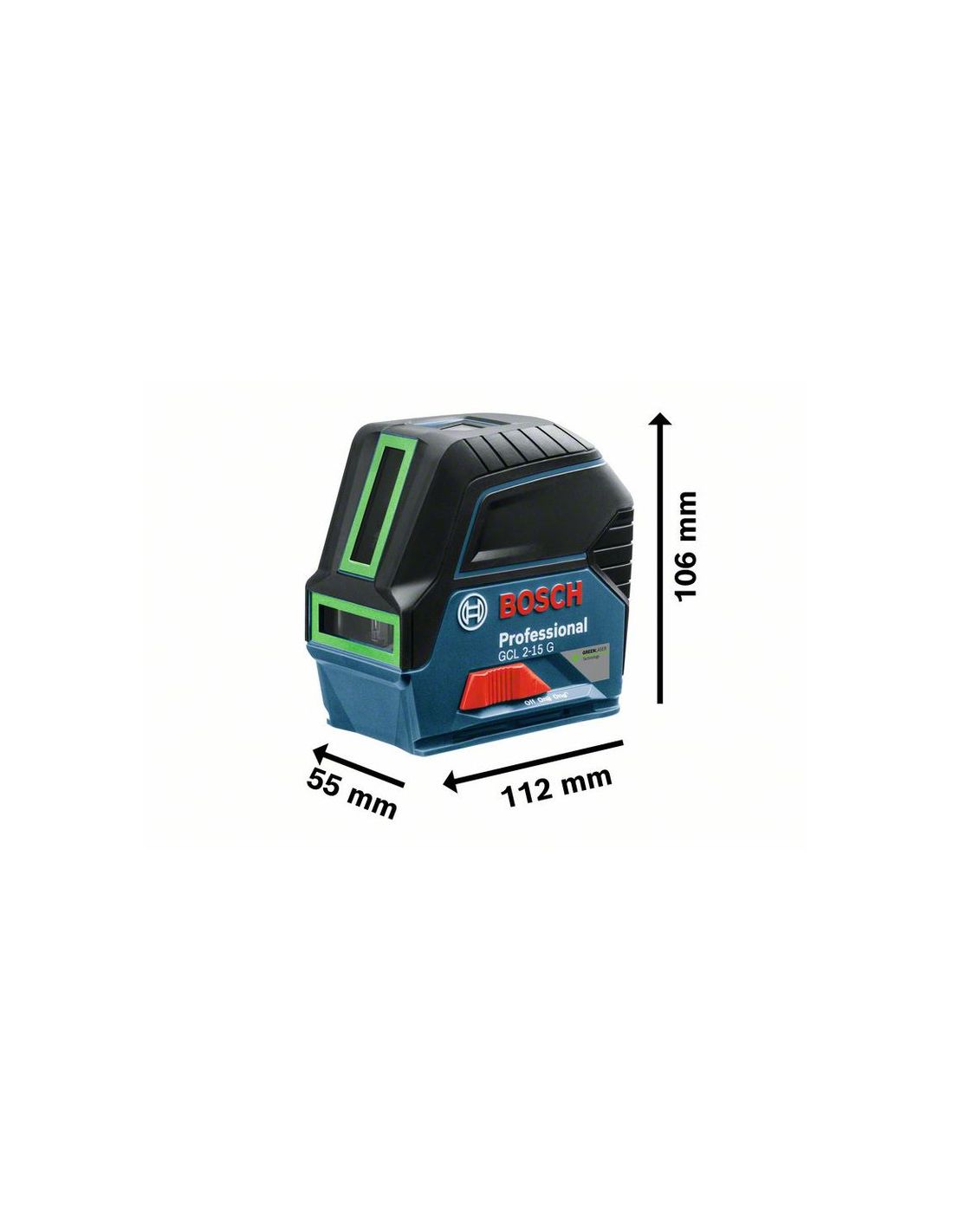 Nivel láser GCL 2-15 con soporte RM1 y trípode BT 150 Azul Bosch
