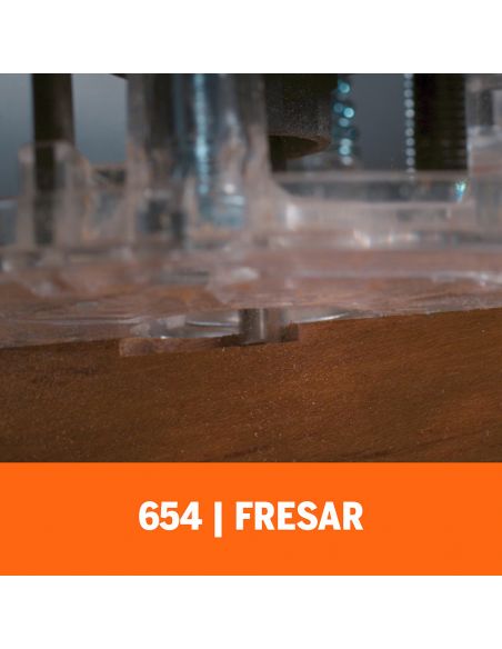 Fresa Recta HSS 6,4 mm 654 Dremel